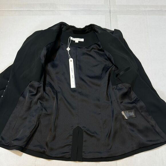 Jonathan Simkhai Black Fitted Blazer with Notched Lapels size 0 - Picture 9 of 17